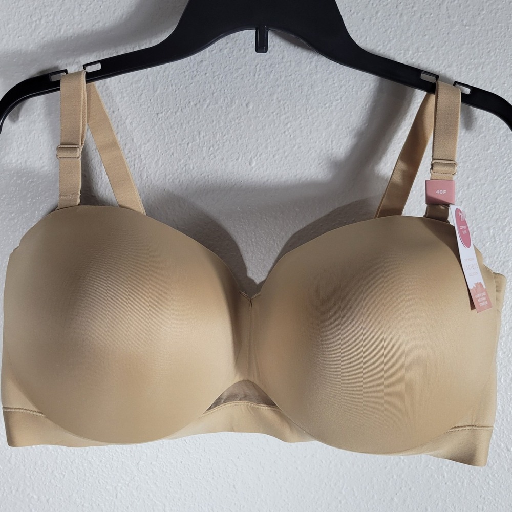 Cacique Lane Bryant Comfort Bliss Lightly Lined Multi-Way Strapless Bra NWT 40F
